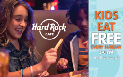 Kids Eat Free Sunday’s Hard Rock Cafe